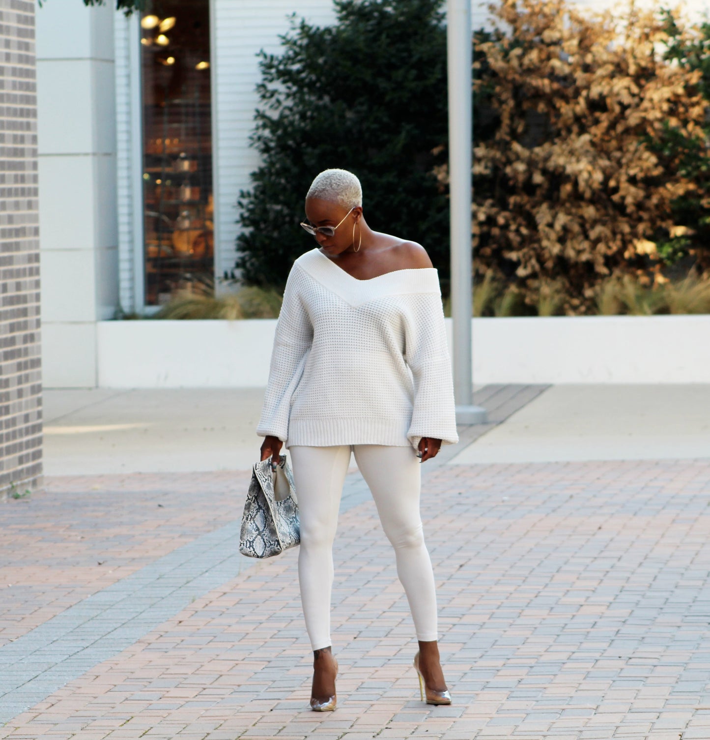 Winter White Leggings (LEGGINGS ONLY)
