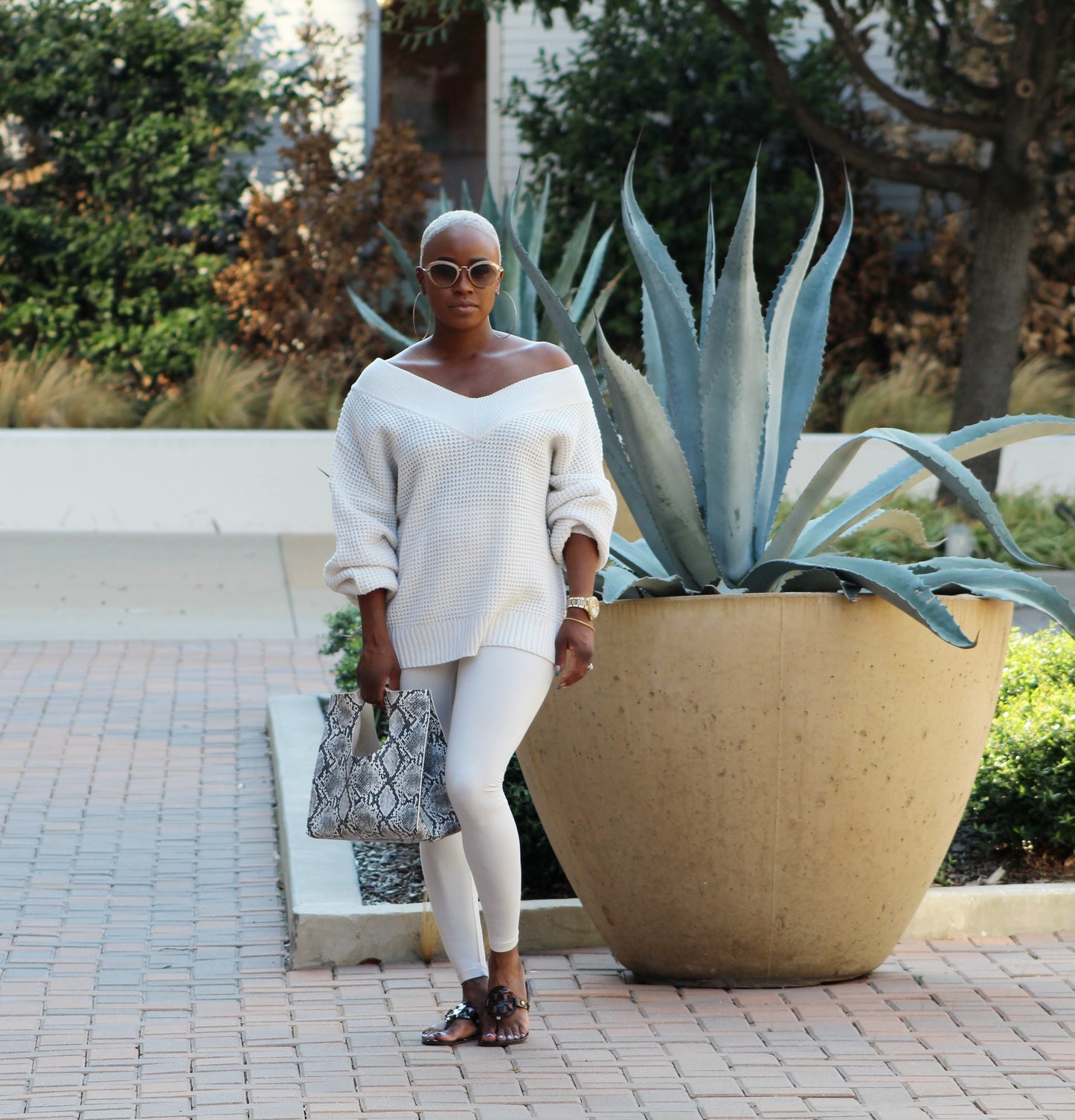 Winter White Leggings (LEGGINGS ONLY)