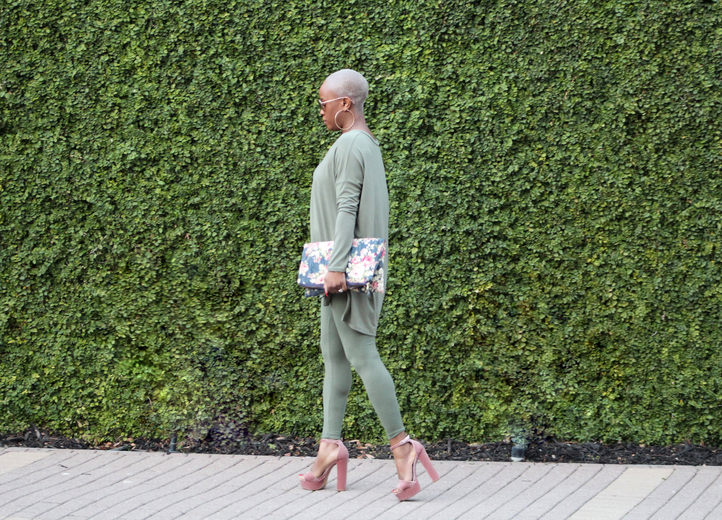 PLUS SIZE—Long Sleeve Matching Leggings Set