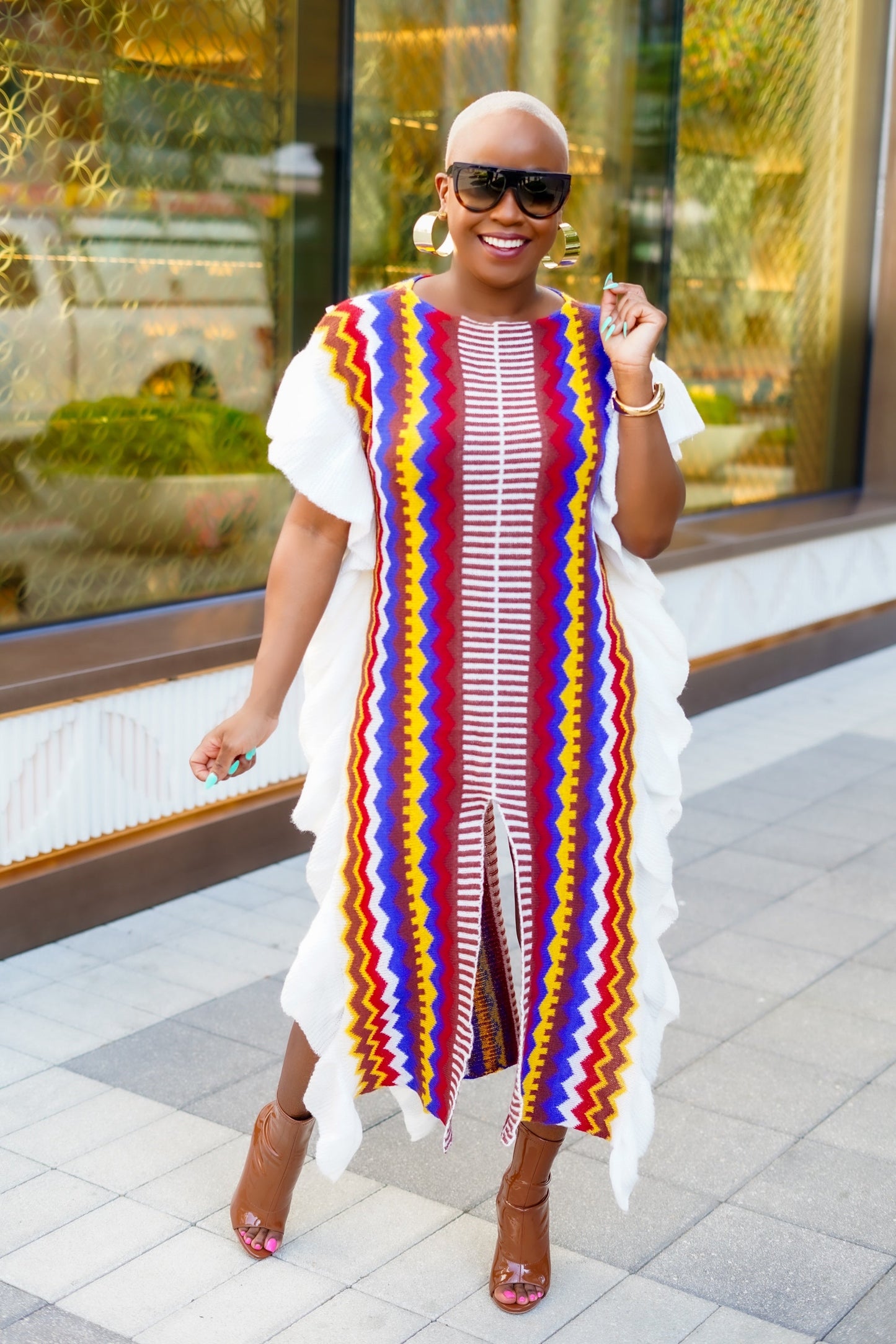 PLUS SIZE—Apache Sweater Dress