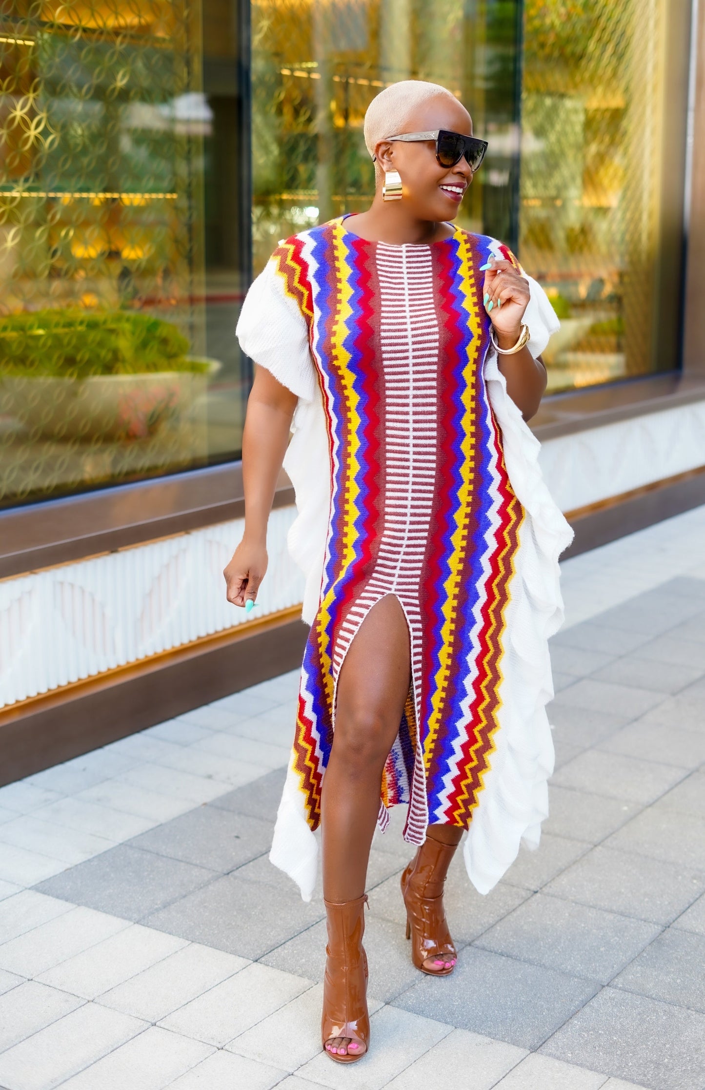 PLUS SIZE—Apache Sweater Dress