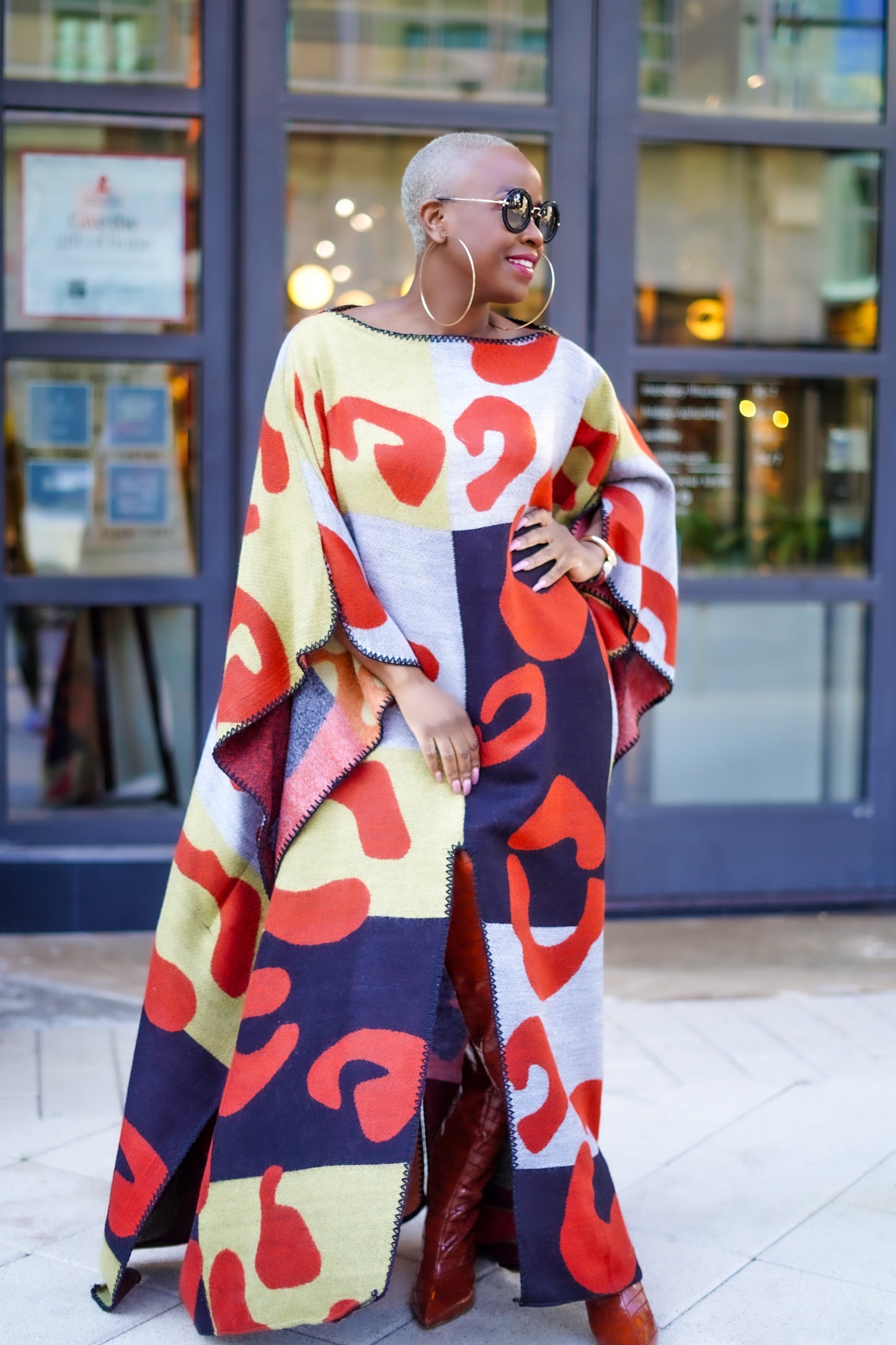 Cute & Cozy Winter Warm Poncho (Animal Print)—Will Ship The Week Of 11/10/25