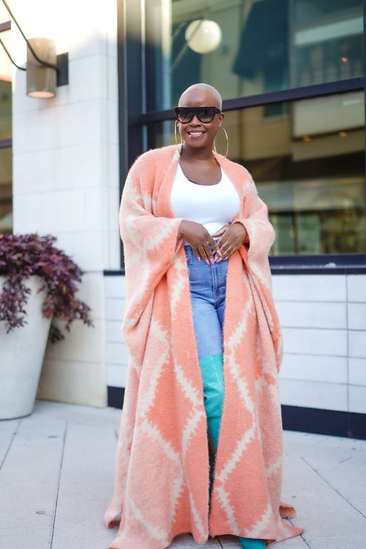 Oversized Open Front Poncho Sweater--Will Ship The Week Of 11/10/25