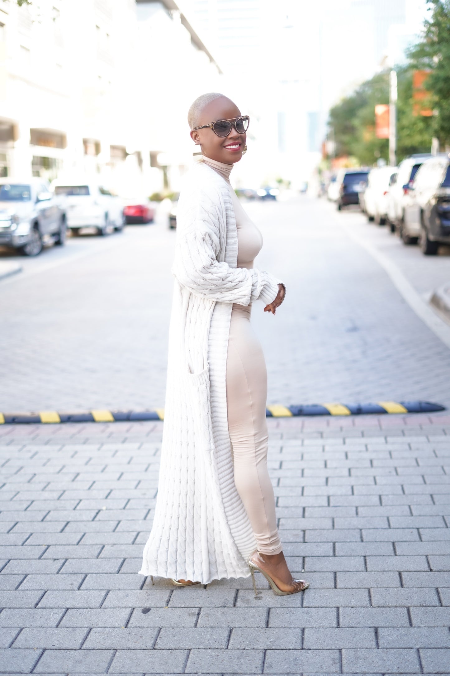 PLUS SIZE—Sunny Autumn Long Sleeve Cardigan (Cream)--Will Ship The Week Of 11/10/25