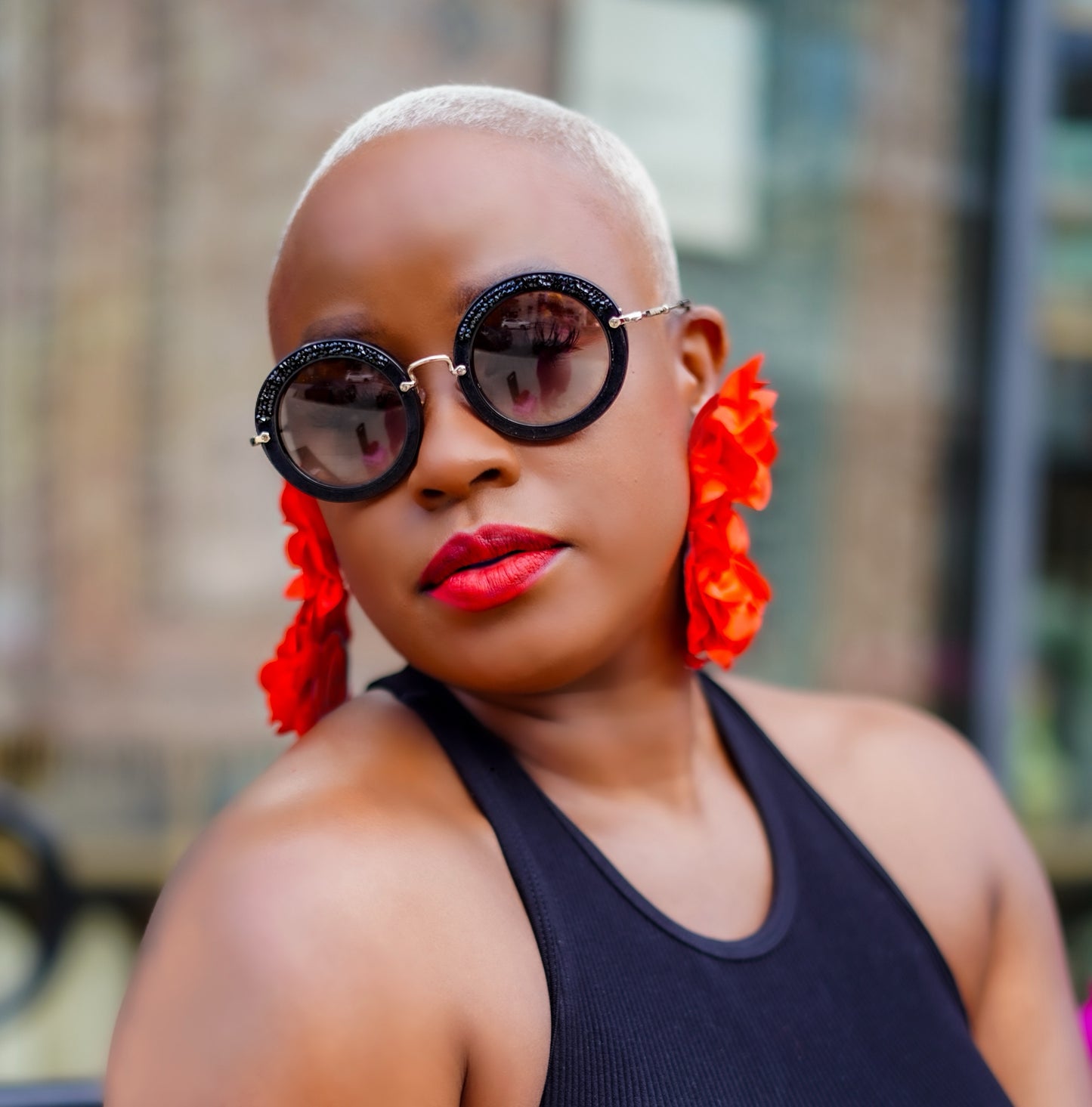 Roses Are Red Flower Earrings—Will Ship The Week Of 5/12/25