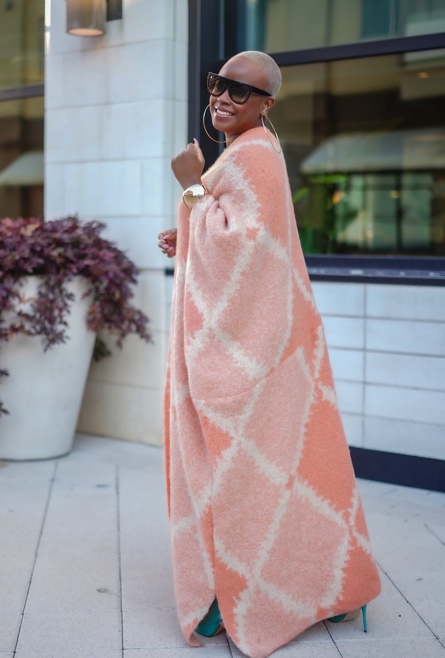 Oversized Open Front Poncho Sweater--Will Ship The Week Of 11/10/25