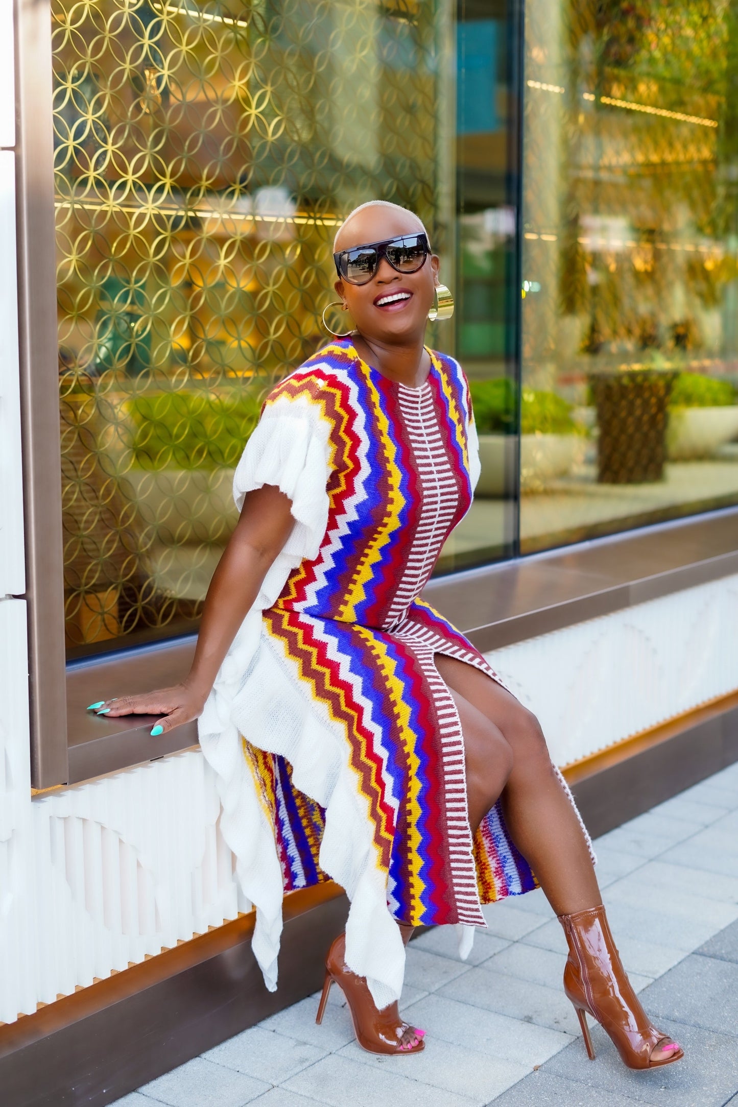 PLUS SIZE—Apache Sweater Dress