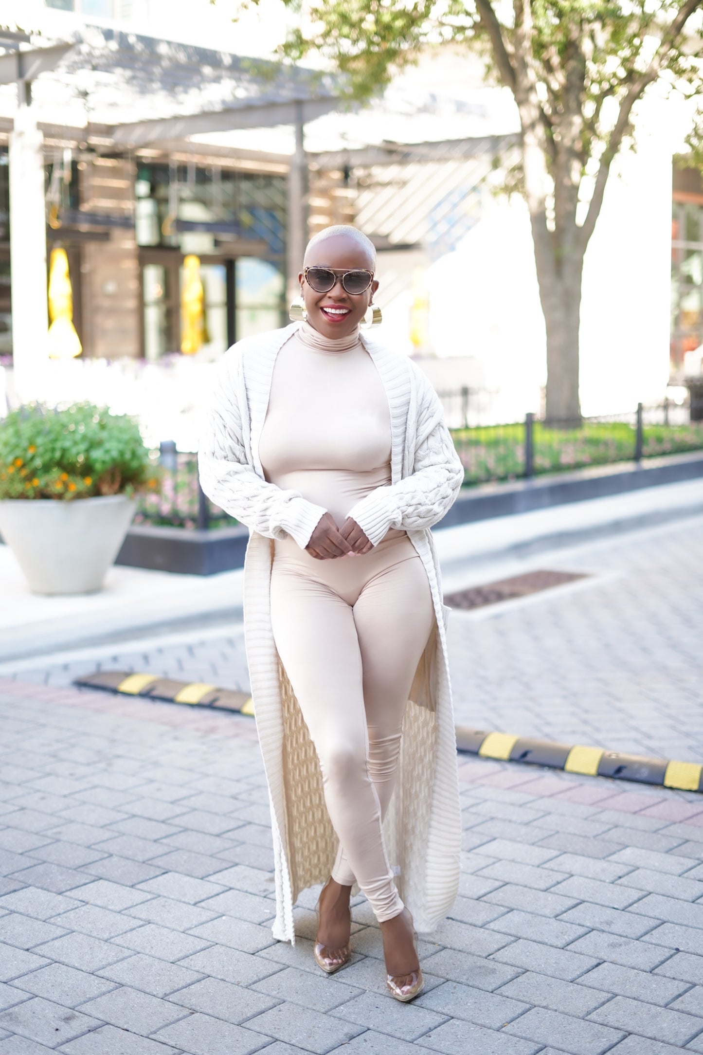 PLUS SIZE—Sunny Autumn Long Sleeve Cardigan (Cream)--Will Ship The Week Of 11/10/25