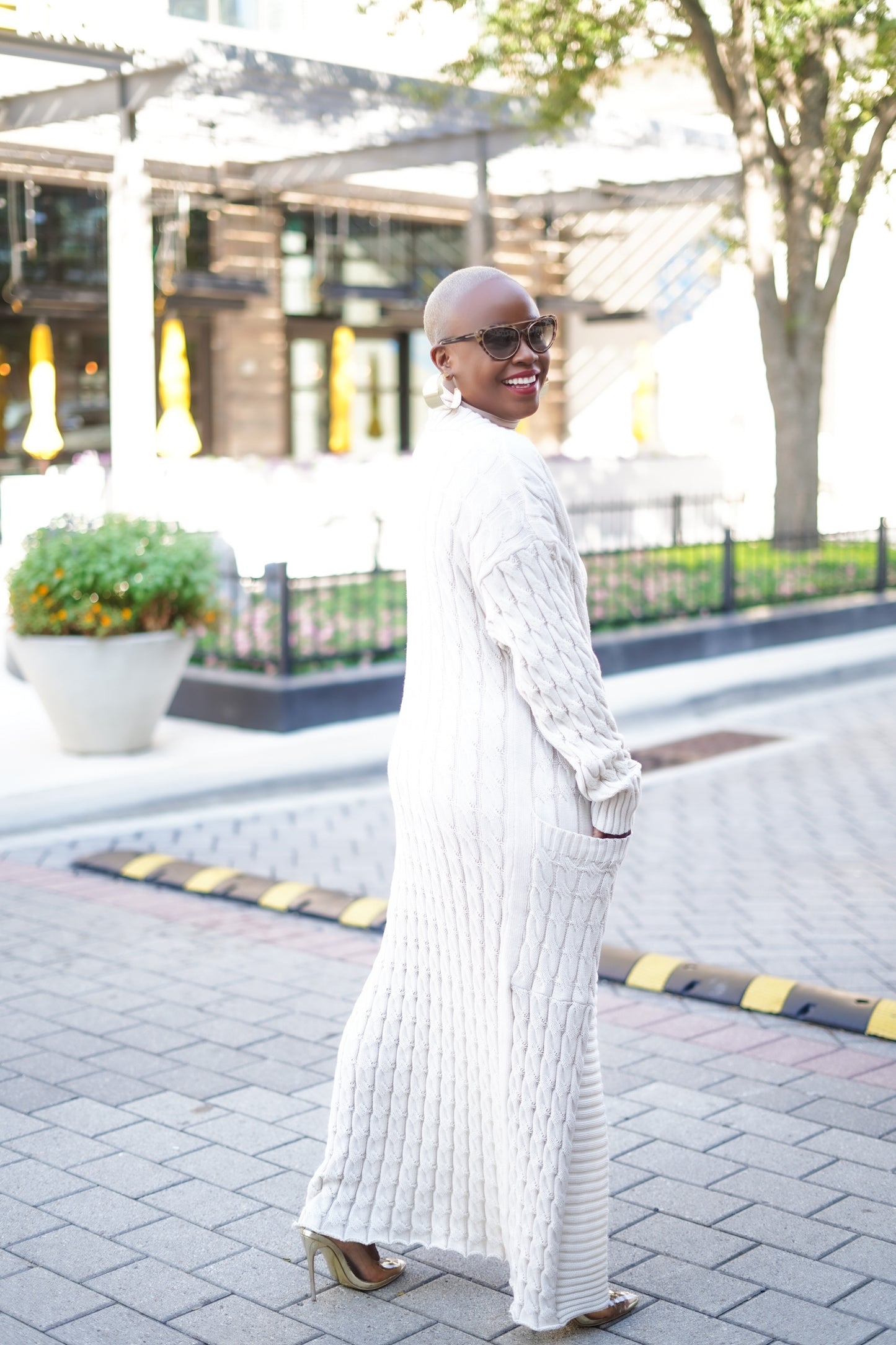 PLUS SIZE—Sunny Autumn Long Sleeve Cardigan (Cream)--Will Ship The Week Of 11/10/25