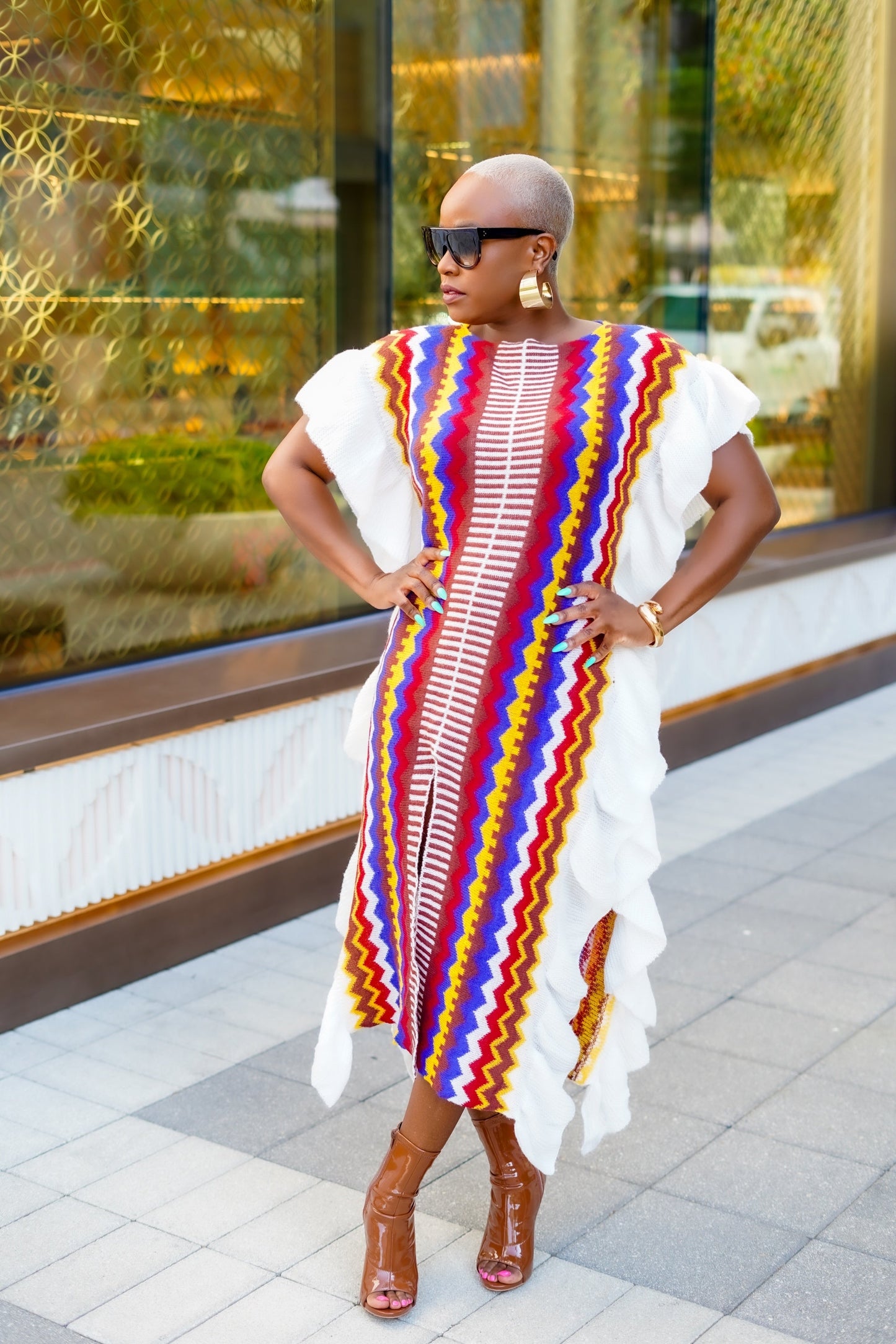 PLUS SIZE—Apache Sweater Dress