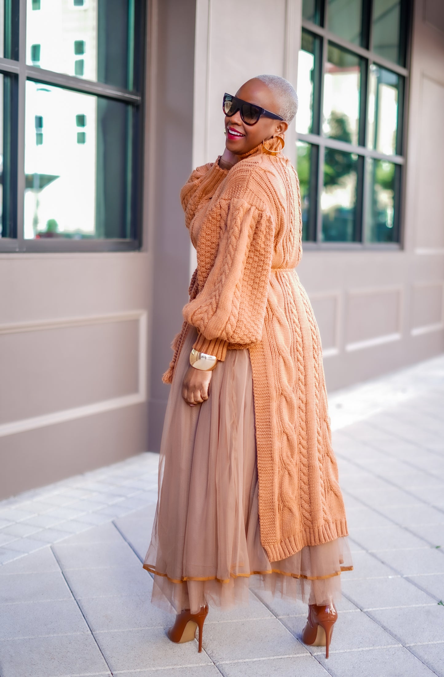 2-Pc Turtleneck Sweater & Skirt Set—Will Ship The Week Of 11/10/25