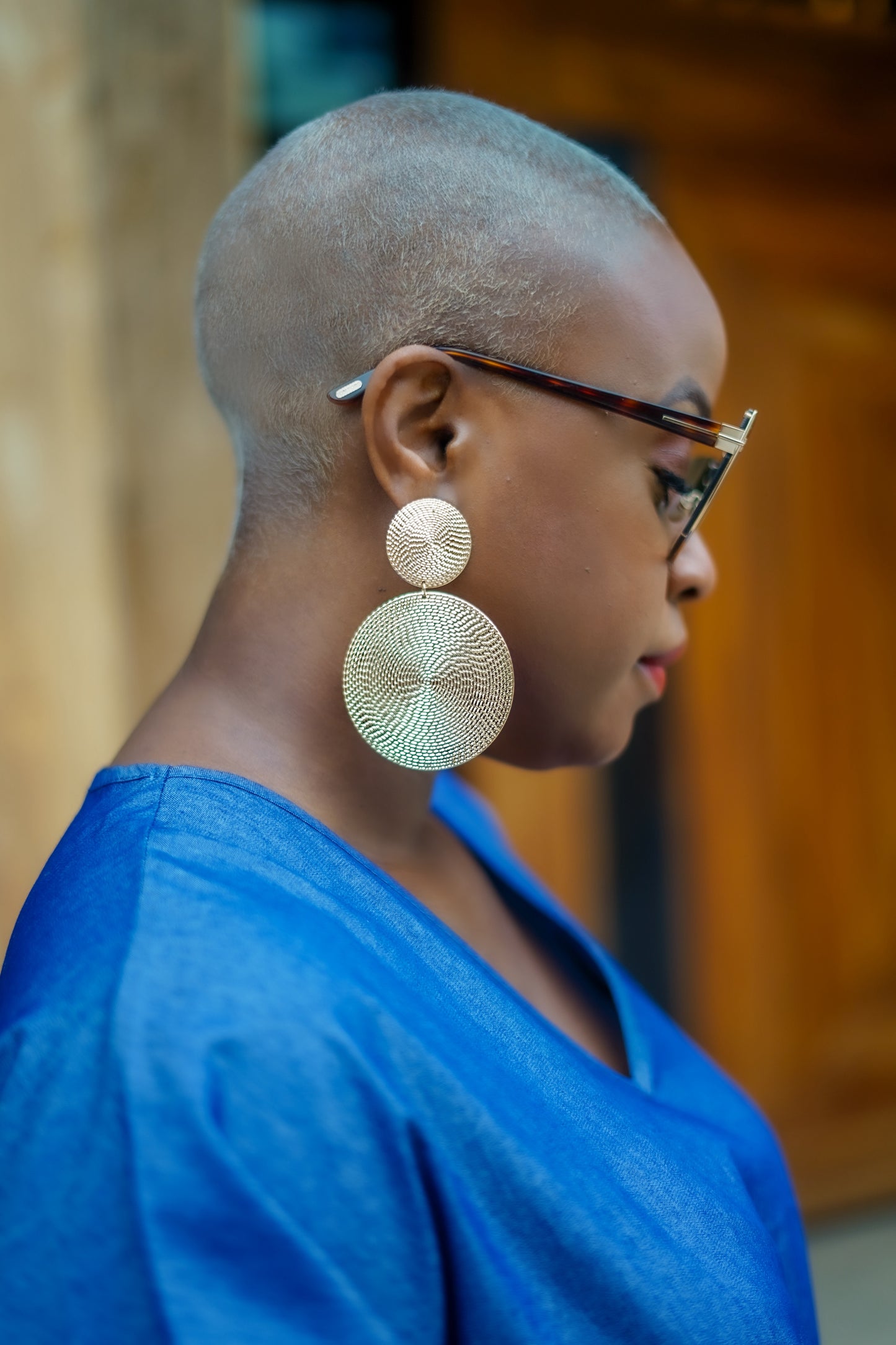 Gold Disc Earrings--Will Ship The Week Of 4/28/25