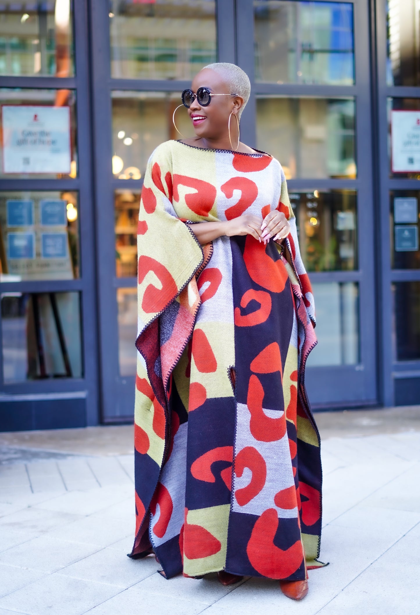 Cute & Cozy Winter Warm Poncho (Animal Print)—Will Ship The Week Of 11/10/25