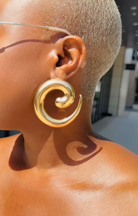 Luxe Curl Earrings—Will Ship The Week Of 11/3/25
