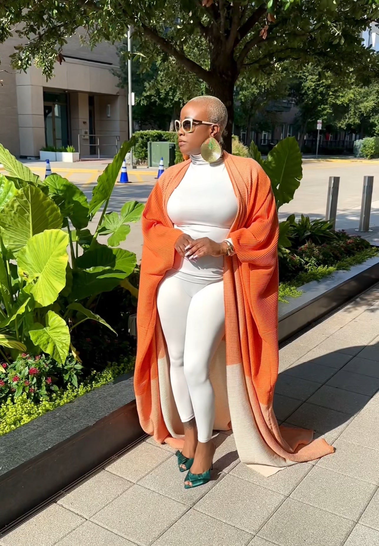 Glamorous Girl Winter White Matching Set