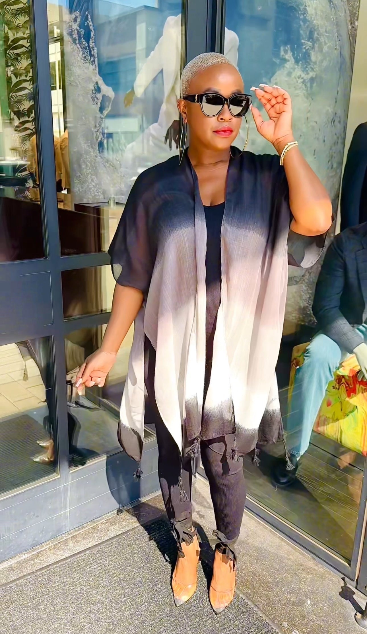 Multi Gradient Kimono