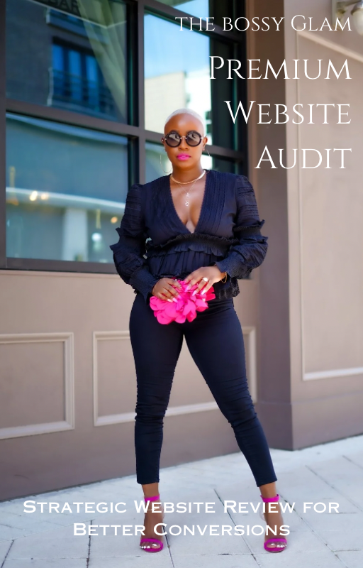 Bossy Glam Premium Website Audit (Clarity + Conversion Breakdown)