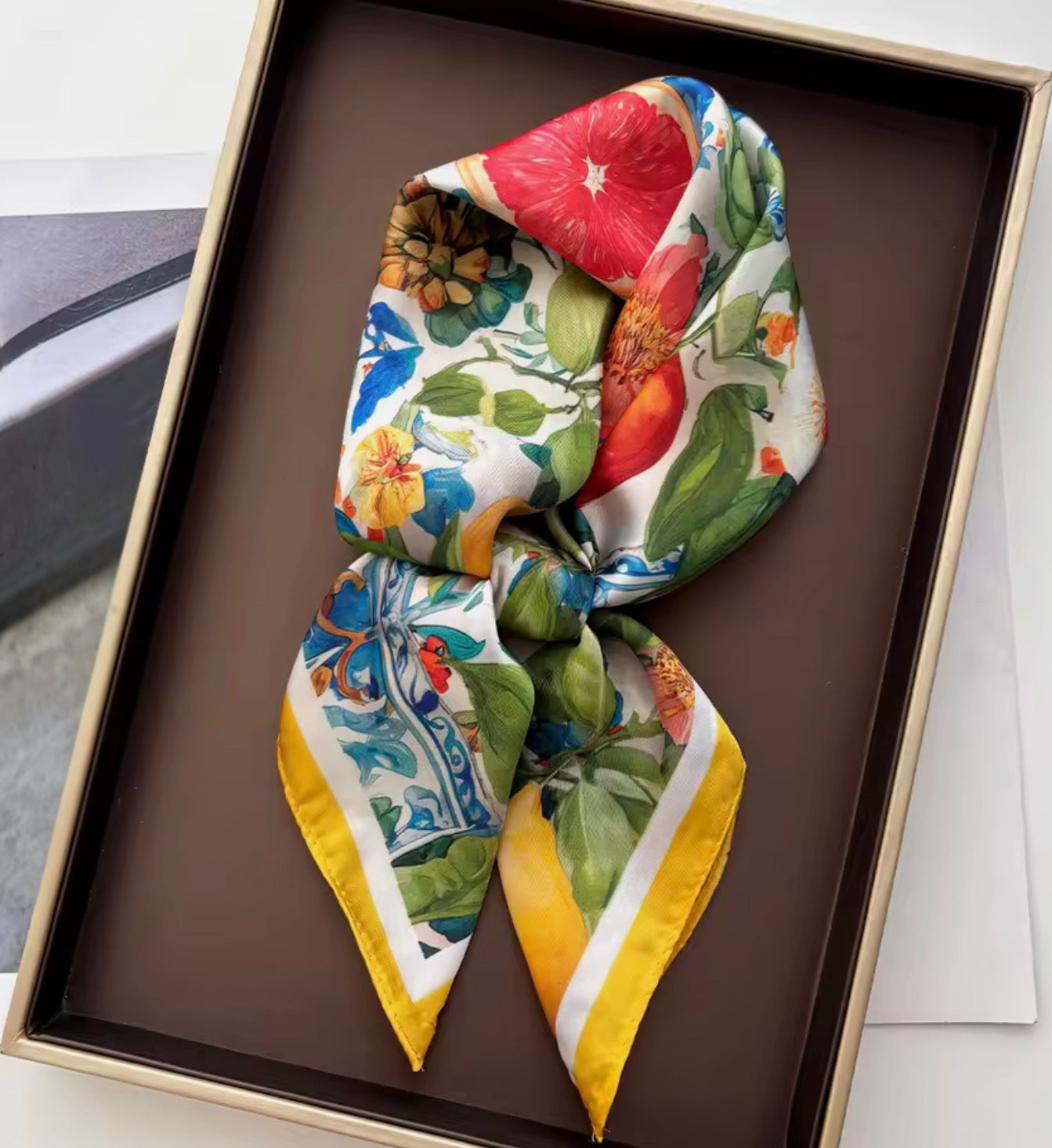 Amalfi Luxe Scarf—Will Ship The Week Of 7/13/26
