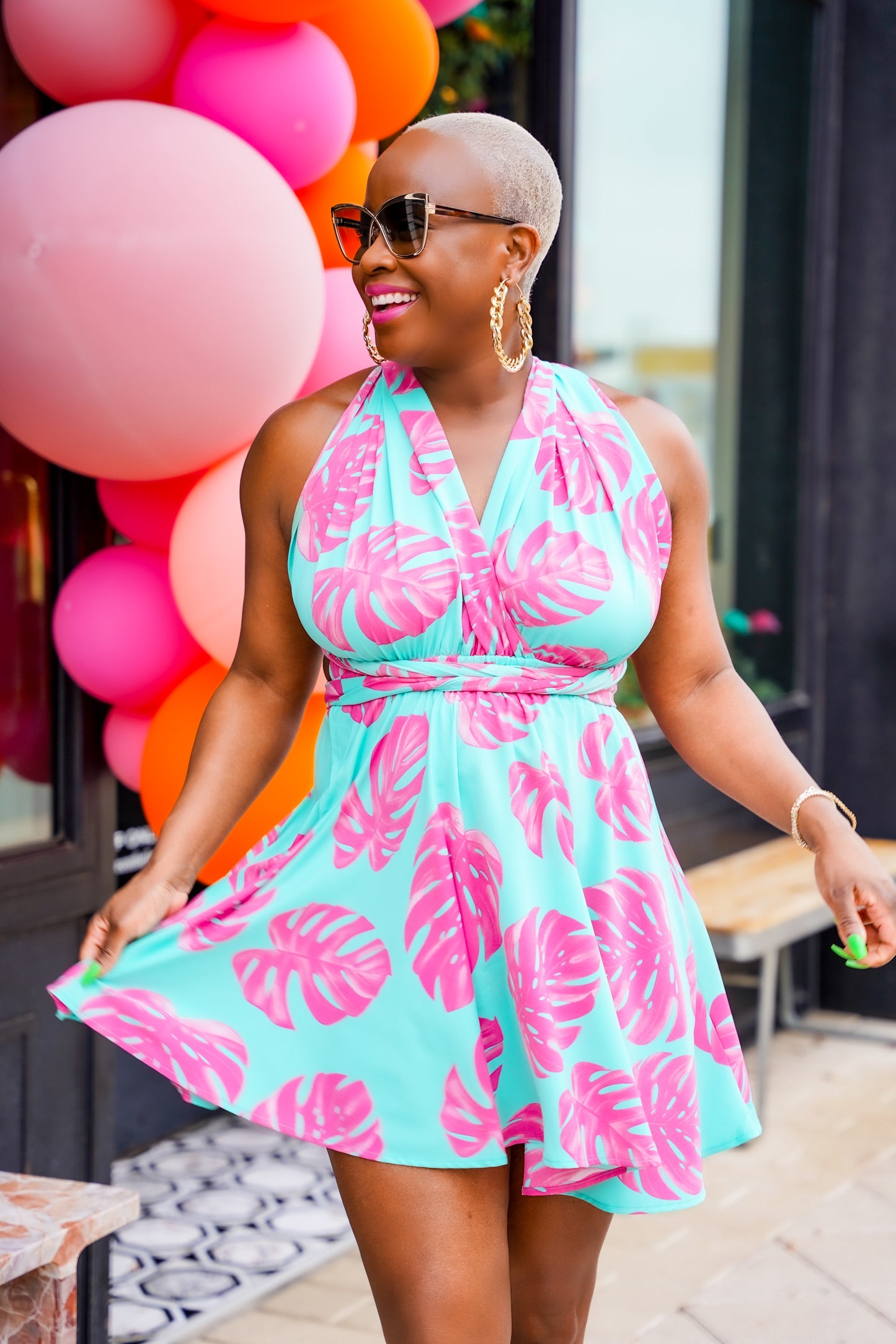 Pink Flamingo Mini Dress