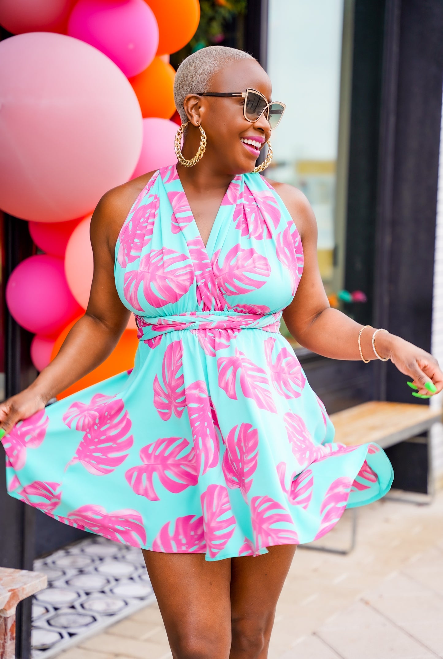 Pink Flamingo Mini Dress