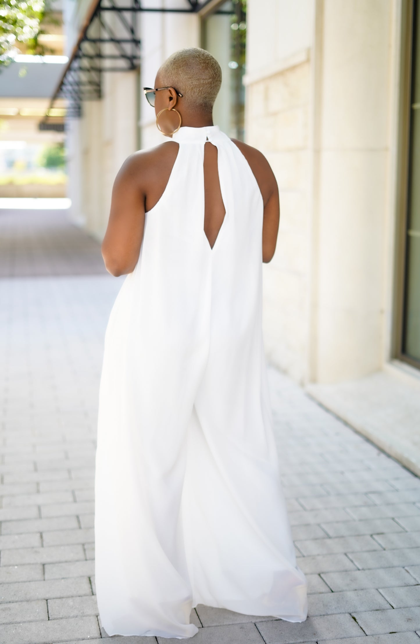 Yacht Party Jumpsuit (Summer White)