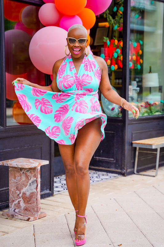 Pink Flamingo Mini Dress