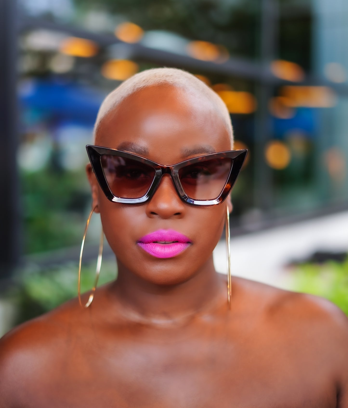 Oversized Cat Eye Sunglasses (Tortoise)—Will Ship The Week Of 11/10/25
