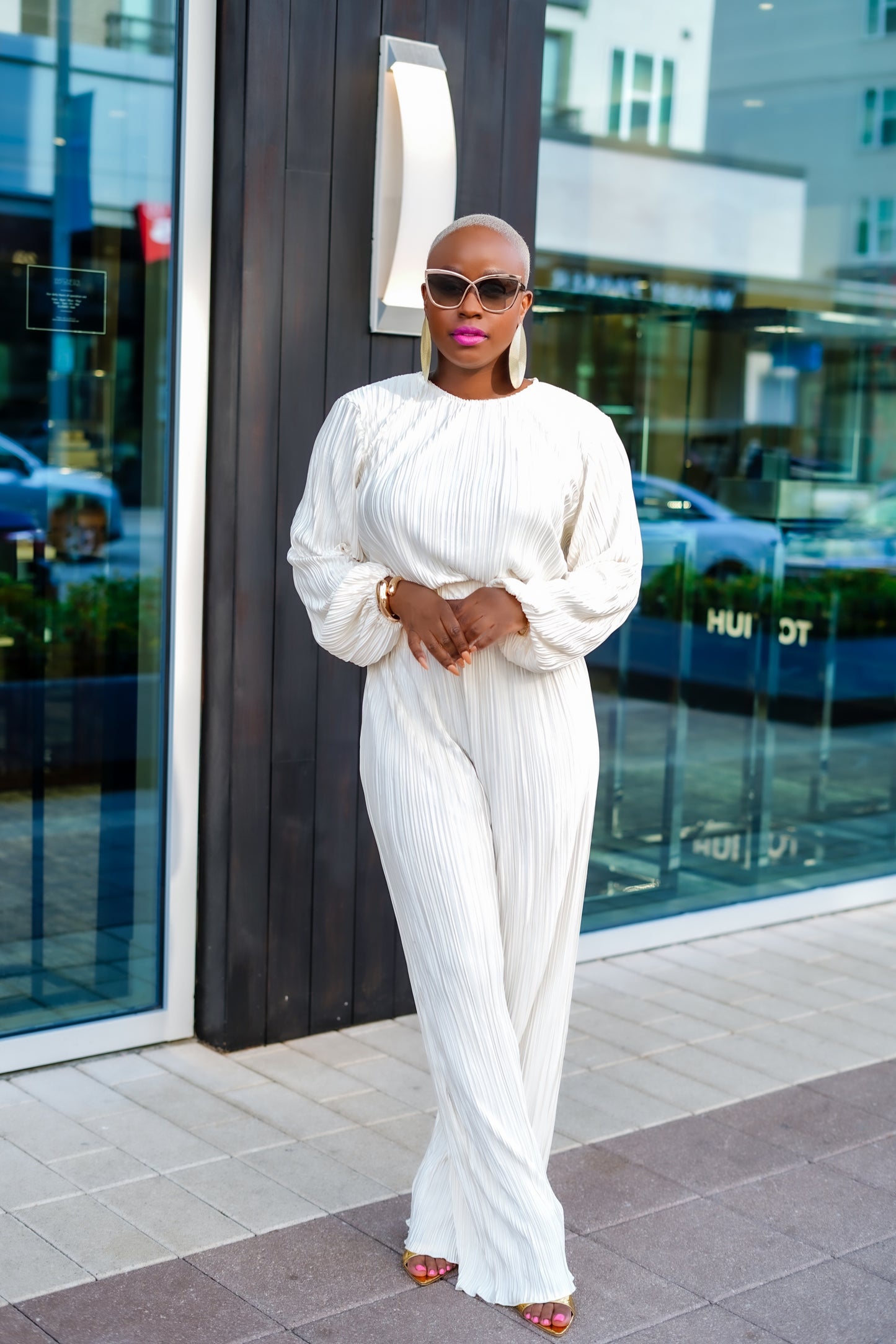 PLUS SIZE—Dana Pants Set (Cream)—Will Ship The Week Of 11/10/25