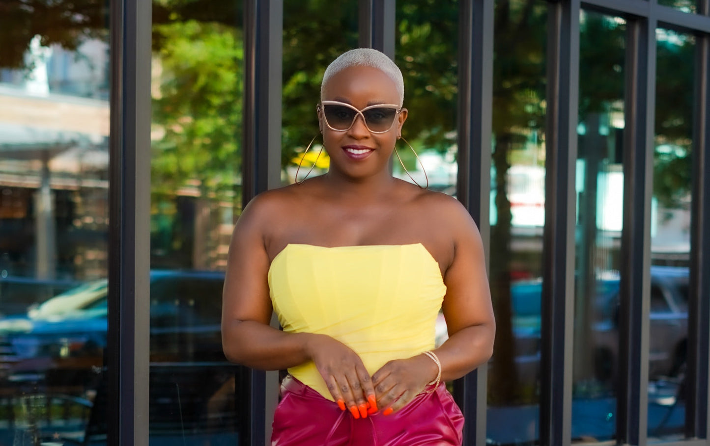 PLUS SIZE—It Girl Bustier (Bright Yellow)--Will Ship The Week Of 11/10/25