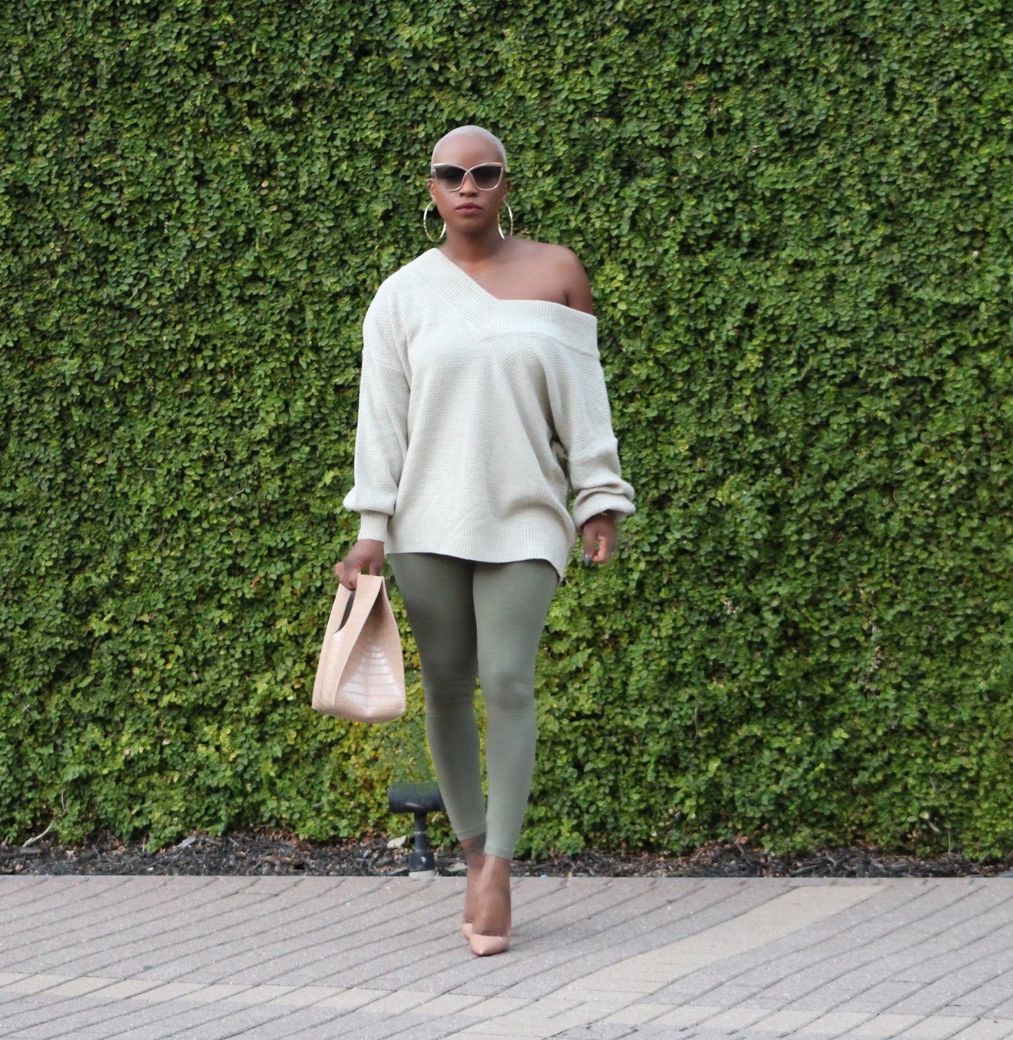 Stylish Sage Sweater Set
