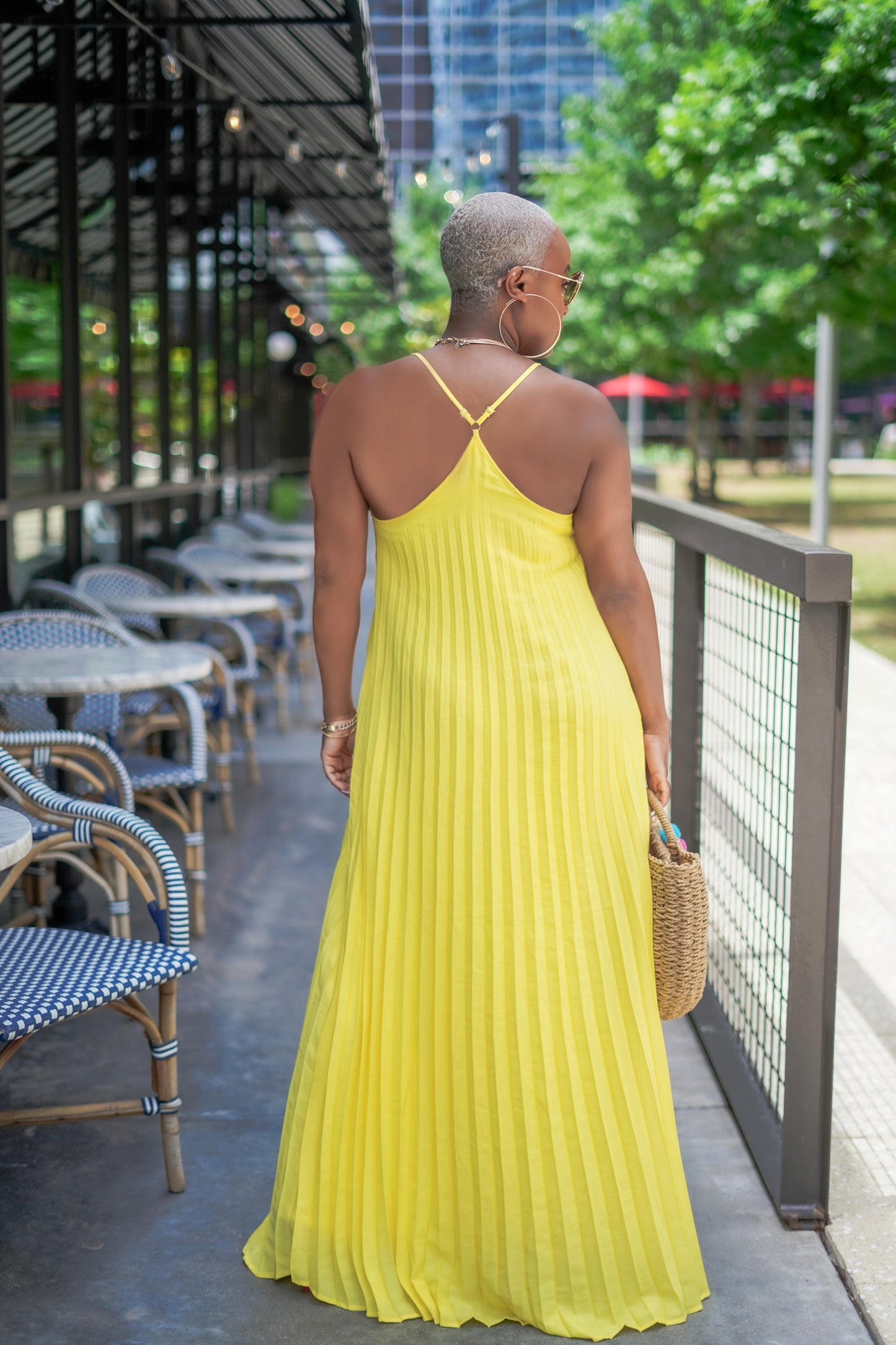 Love & Lemons Pleated Maxi Dress