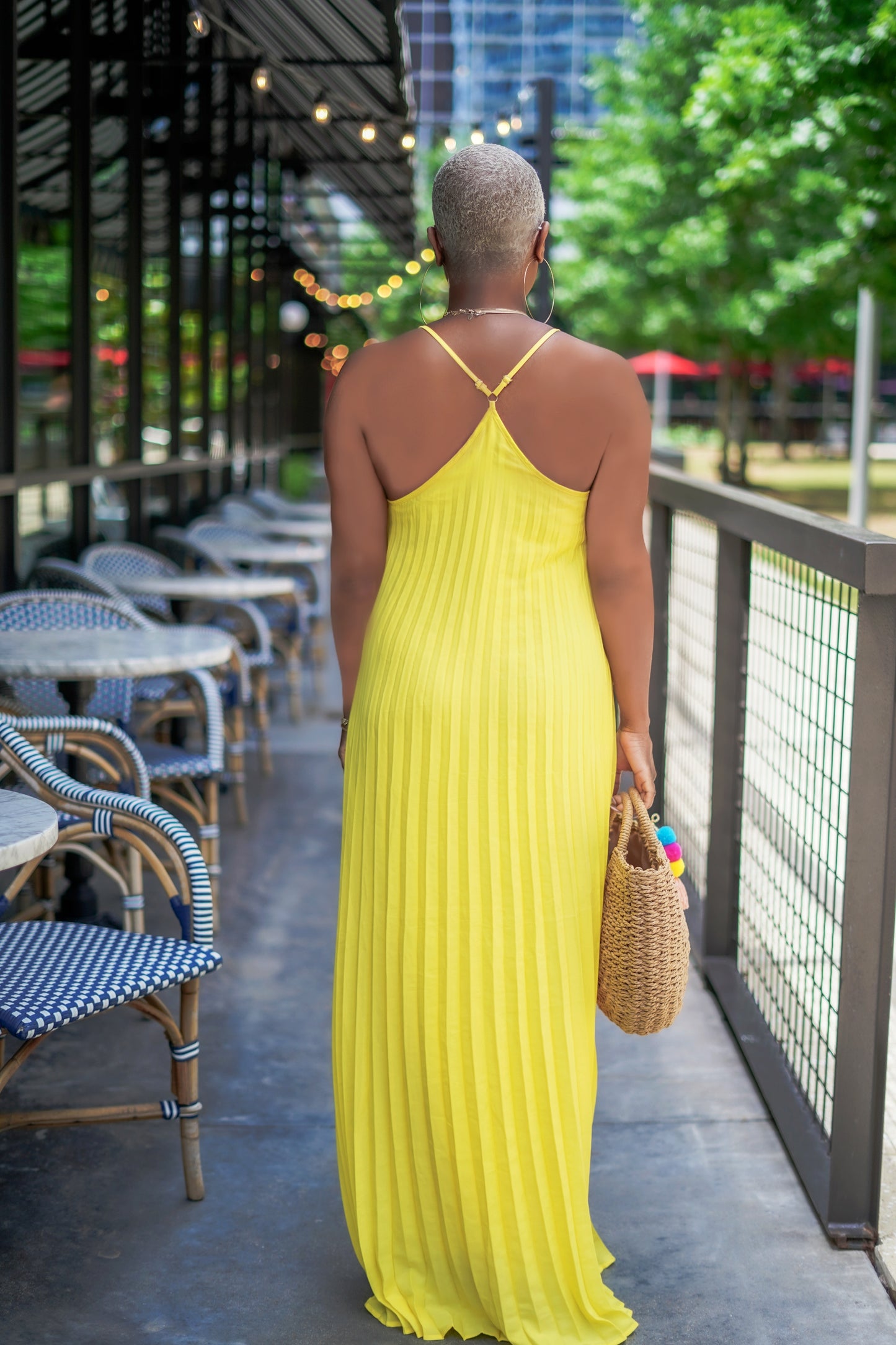 Love & Lemons Pleated Maxi Dress