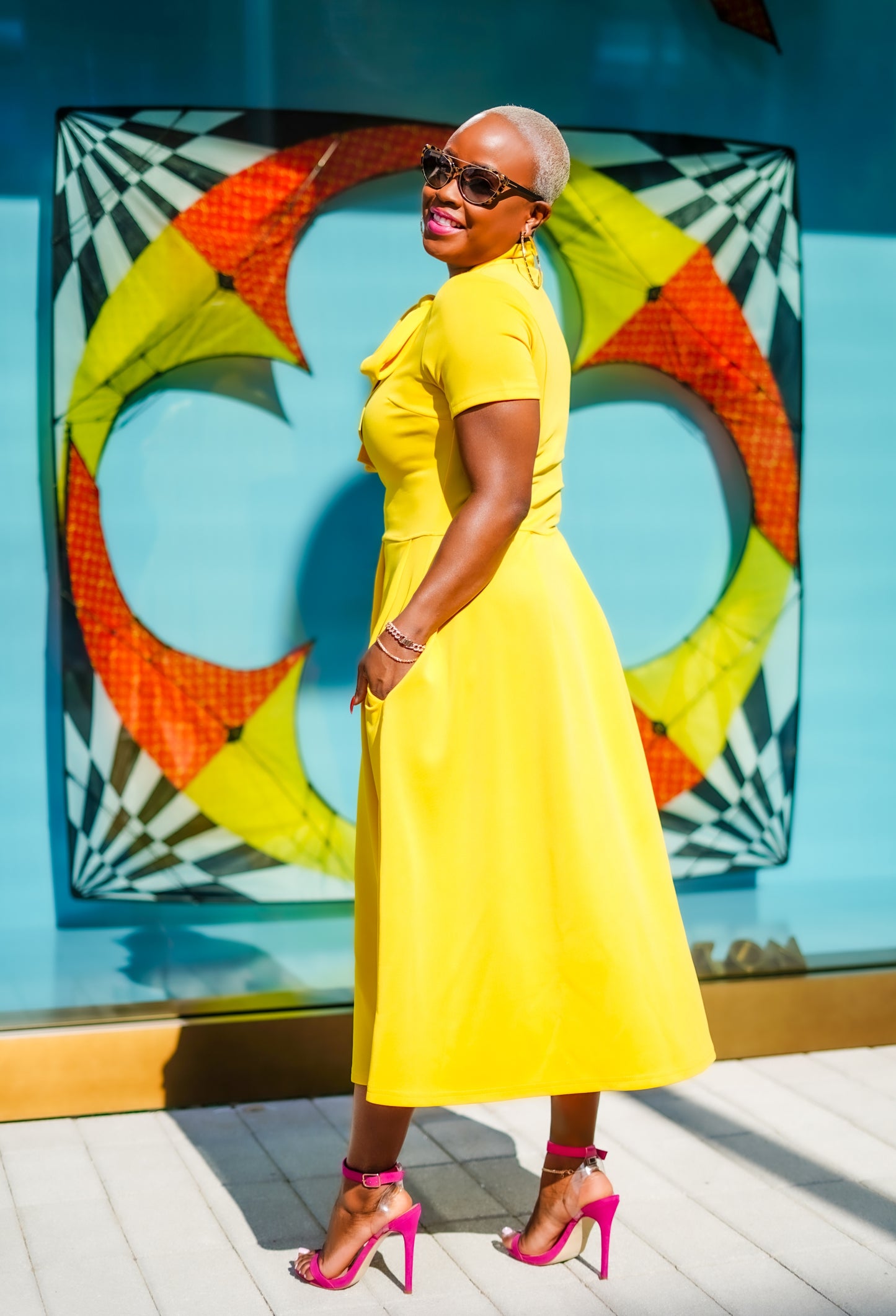 Sunset Beauty Midi Dress