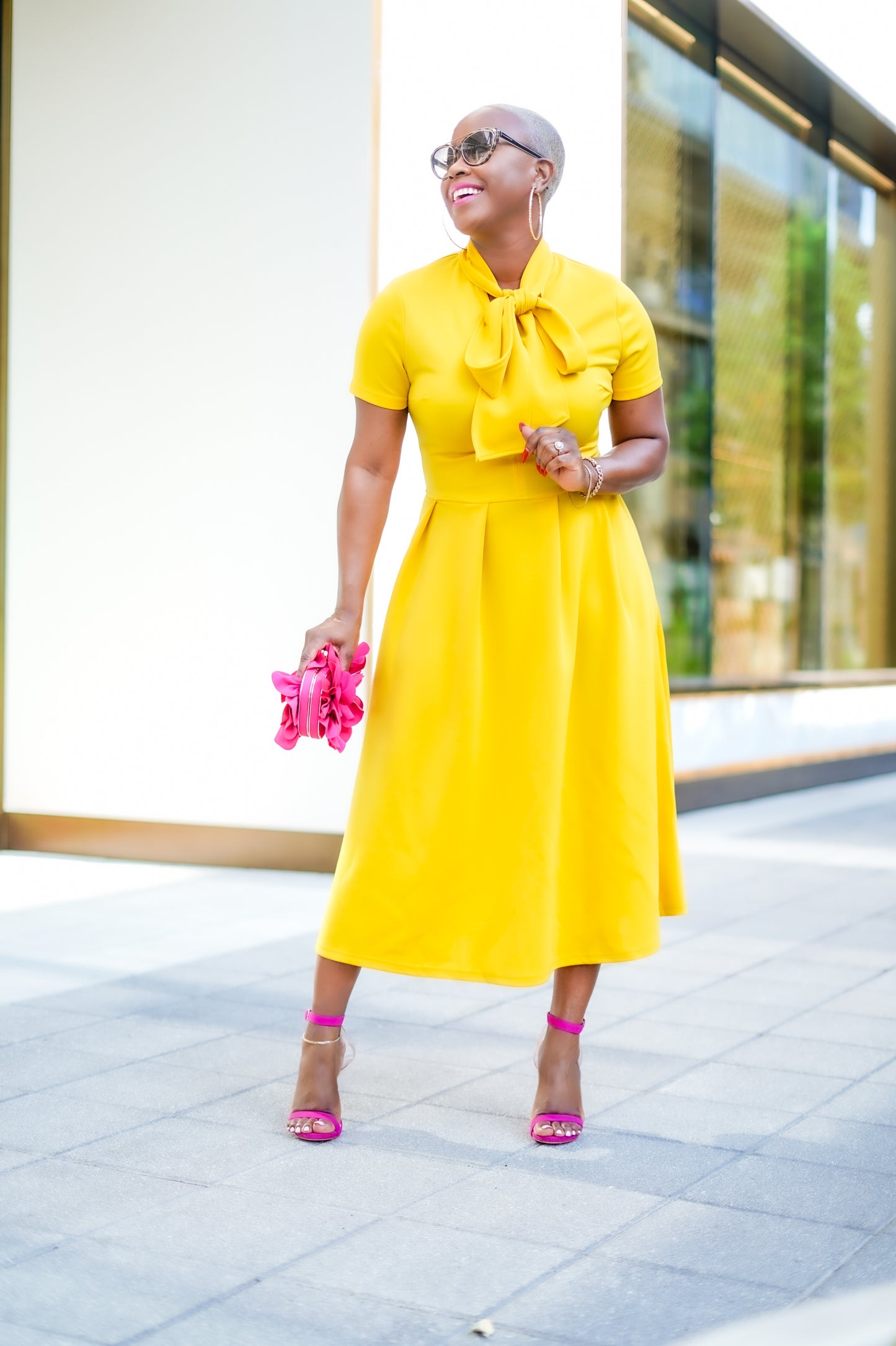 Sunset Beauty Midi Dress