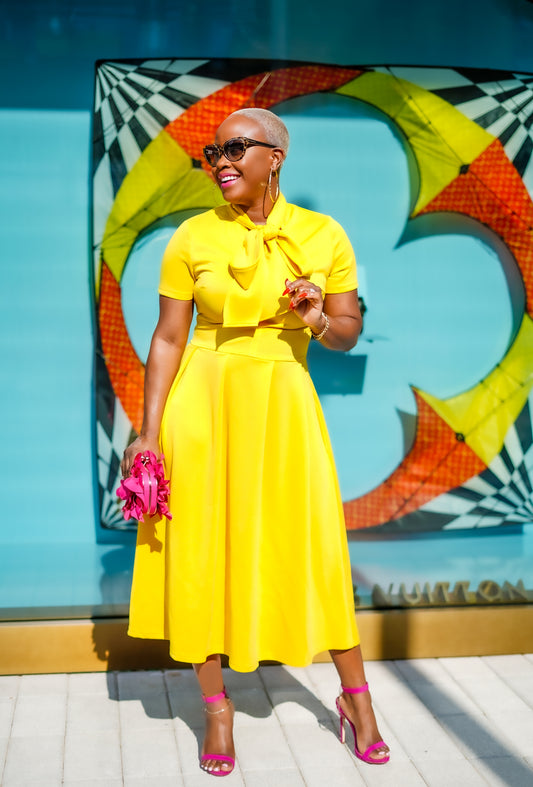 Sunset Beauty Midi Dress