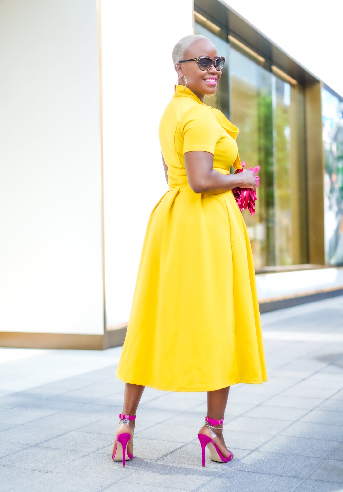 Sunset Beauty Midi Dress