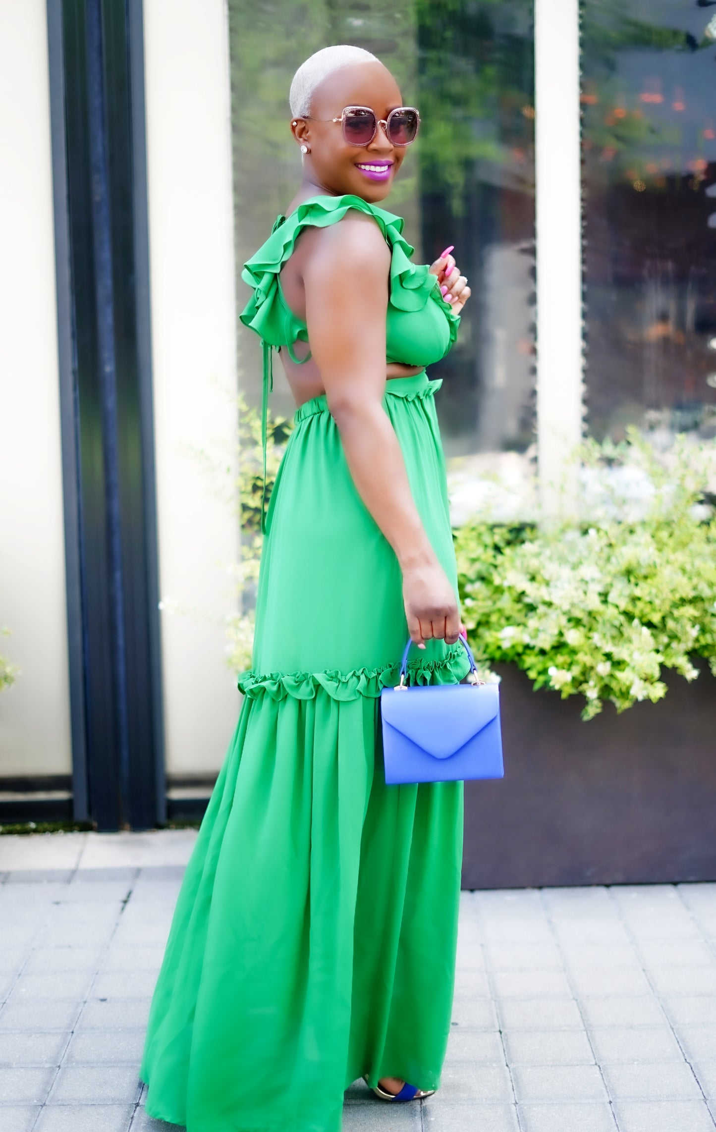 Green With Envy Maxi Dress