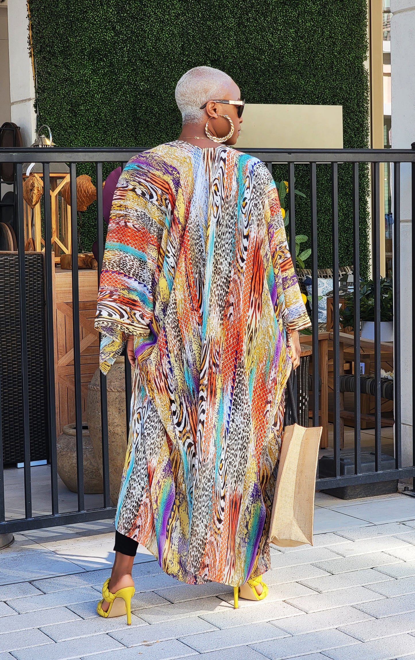 Mixed Animal Print Kimono--Will Ship The Week Of 11/10/25