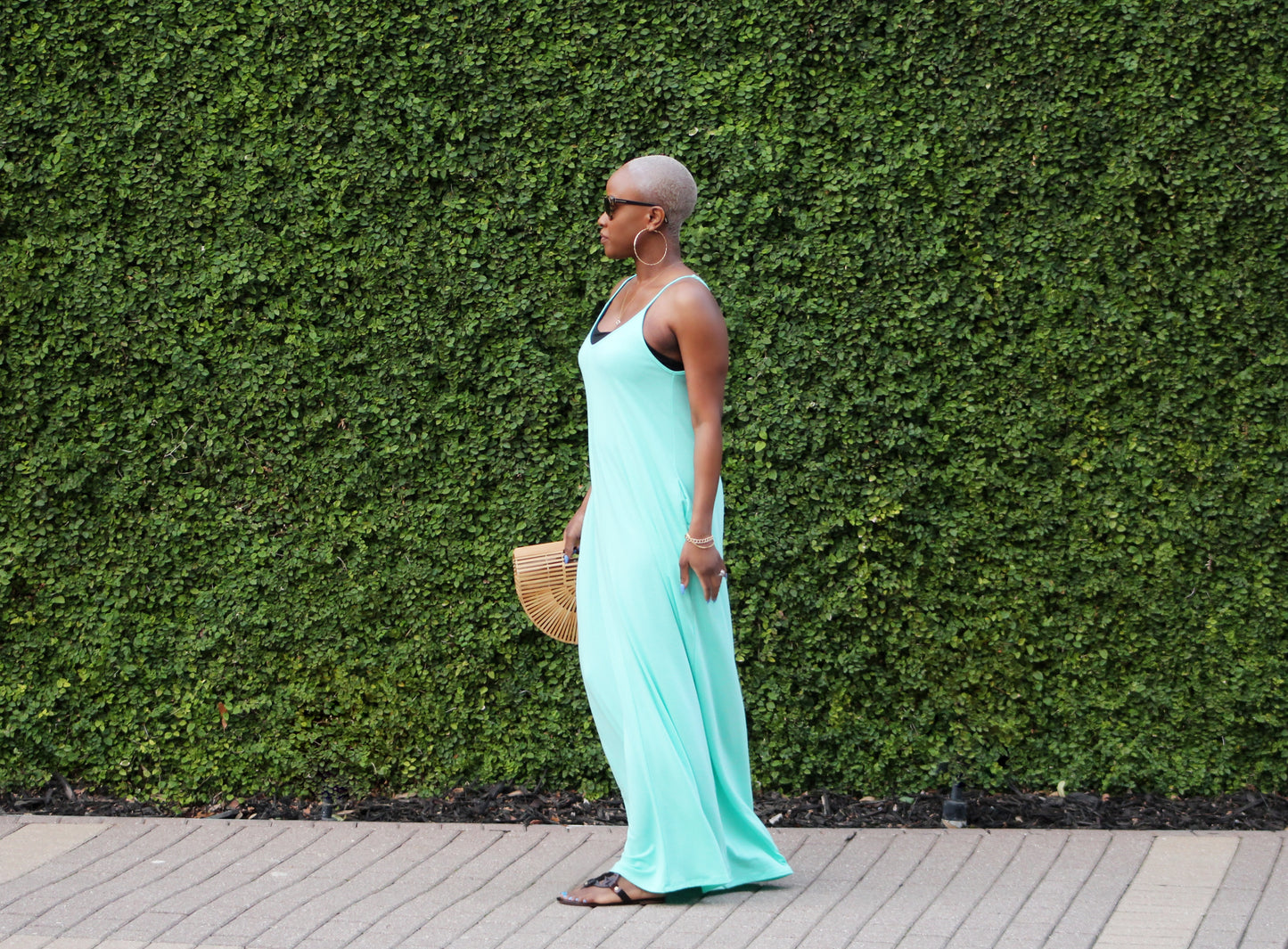 Beachside Resort Maxi Dress (Mint)