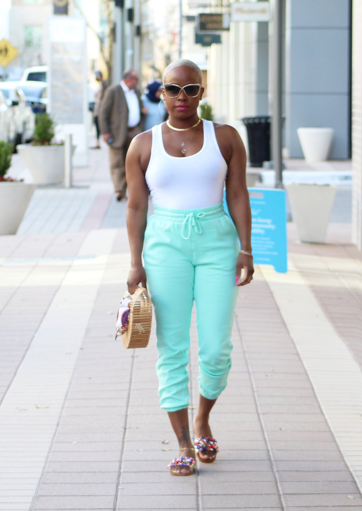 Premium White Cotton Racer Back Tank Bodysuit