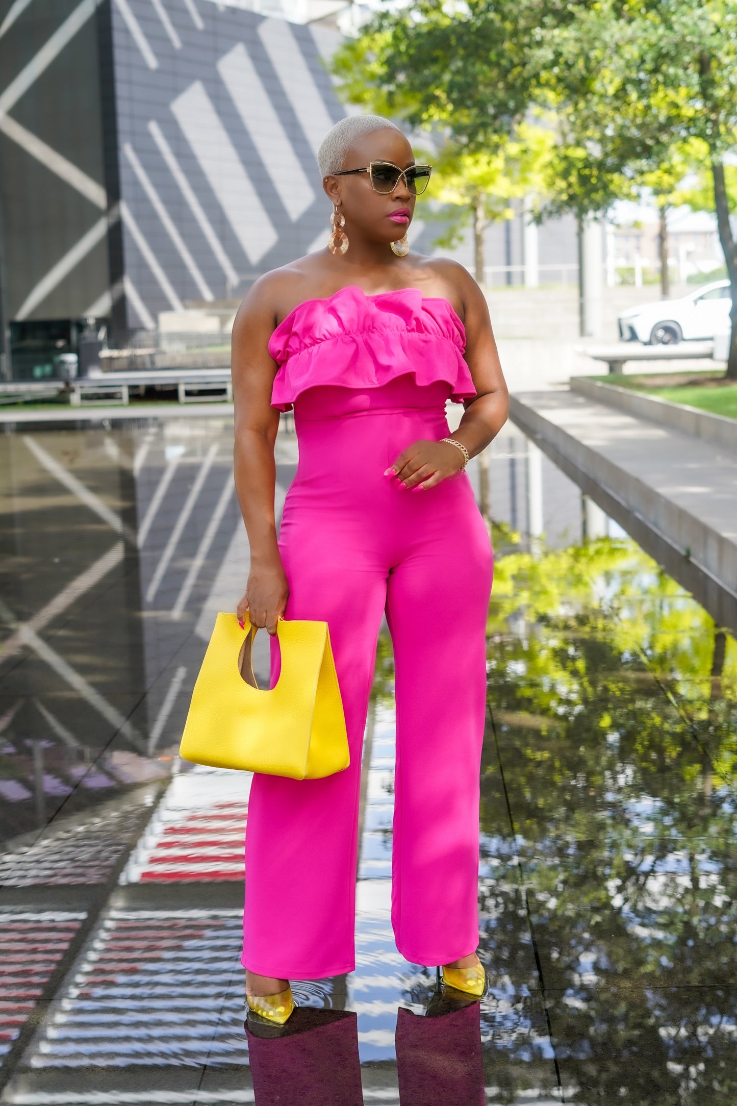 Glam Girl Ruffled Jumpsuit