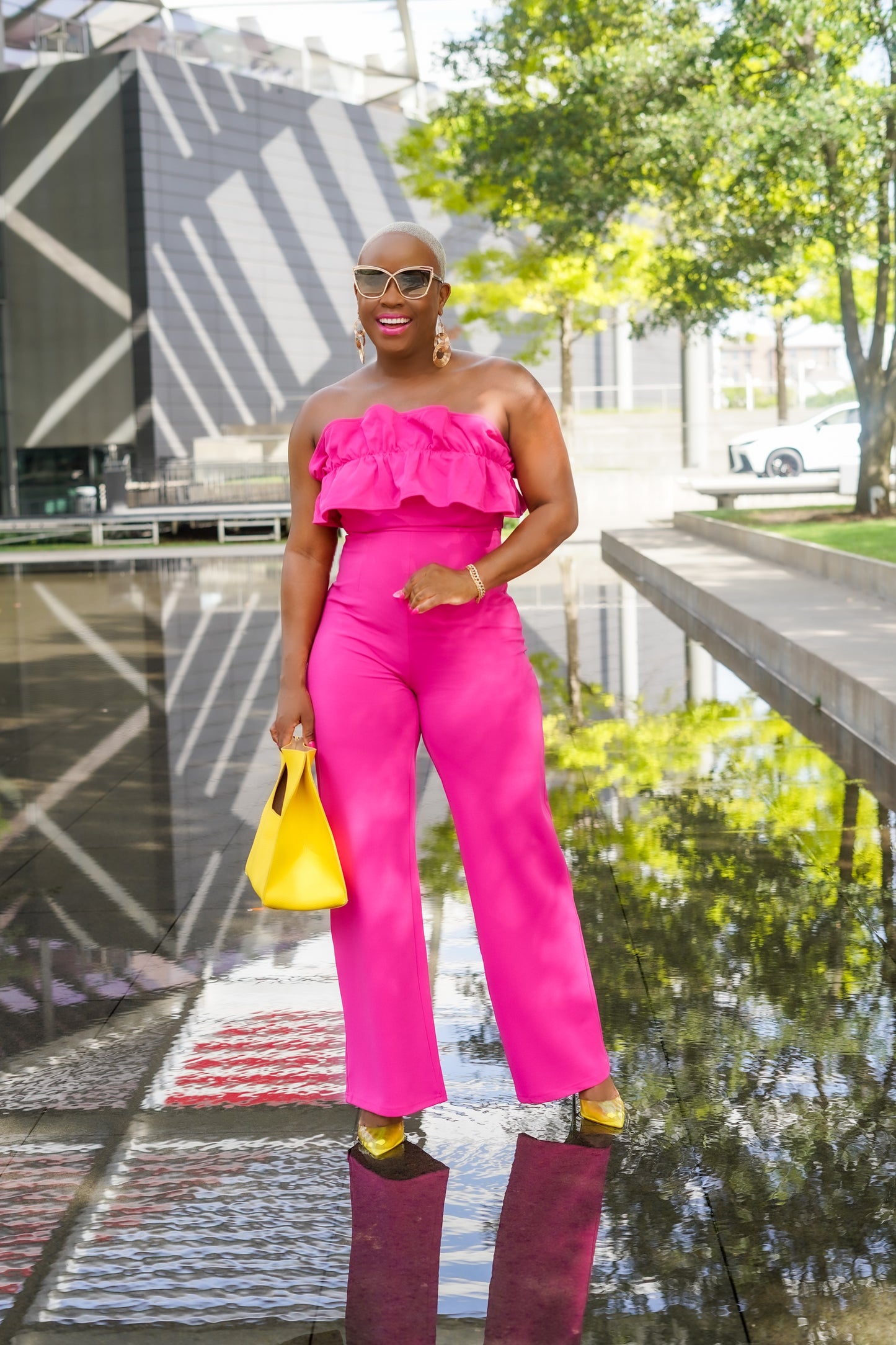 Glam Girl Ruffled Jumpsuit