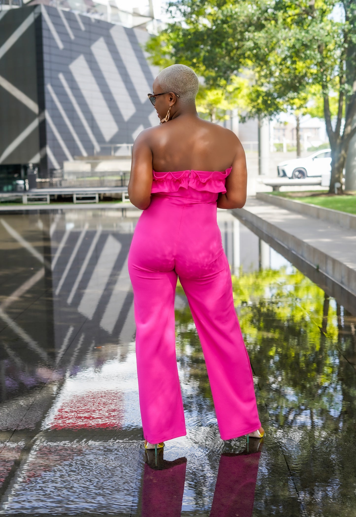 Glam Girl Ruffled Jumpsuit