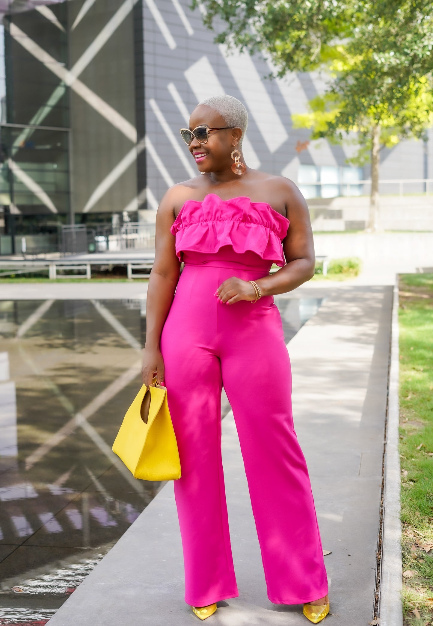 Glam Girl Ruffled Jumpsuit
