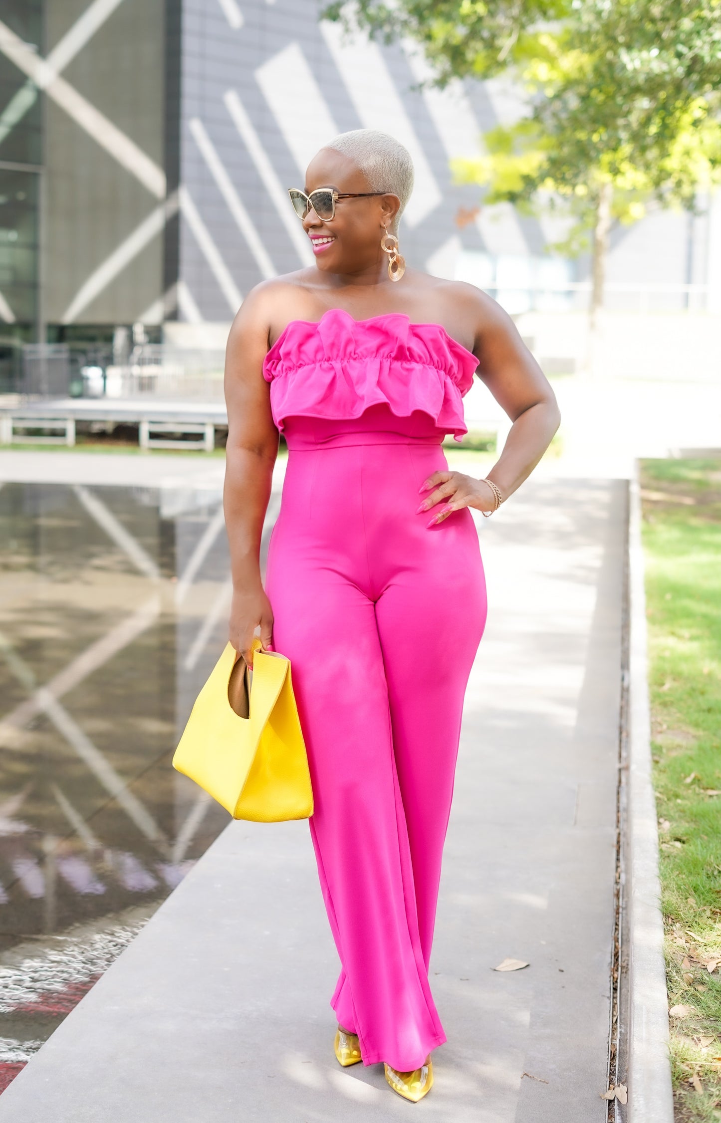 Glam Girl Ruffled Jumpsuit