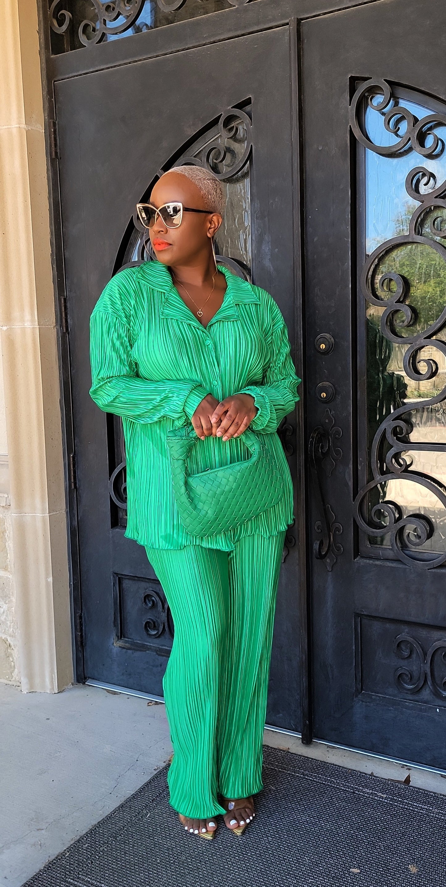 PLUS SIZE--Weekend Vibes Wide Legged Pants Set--Will Ship The Week Of 11/10/25