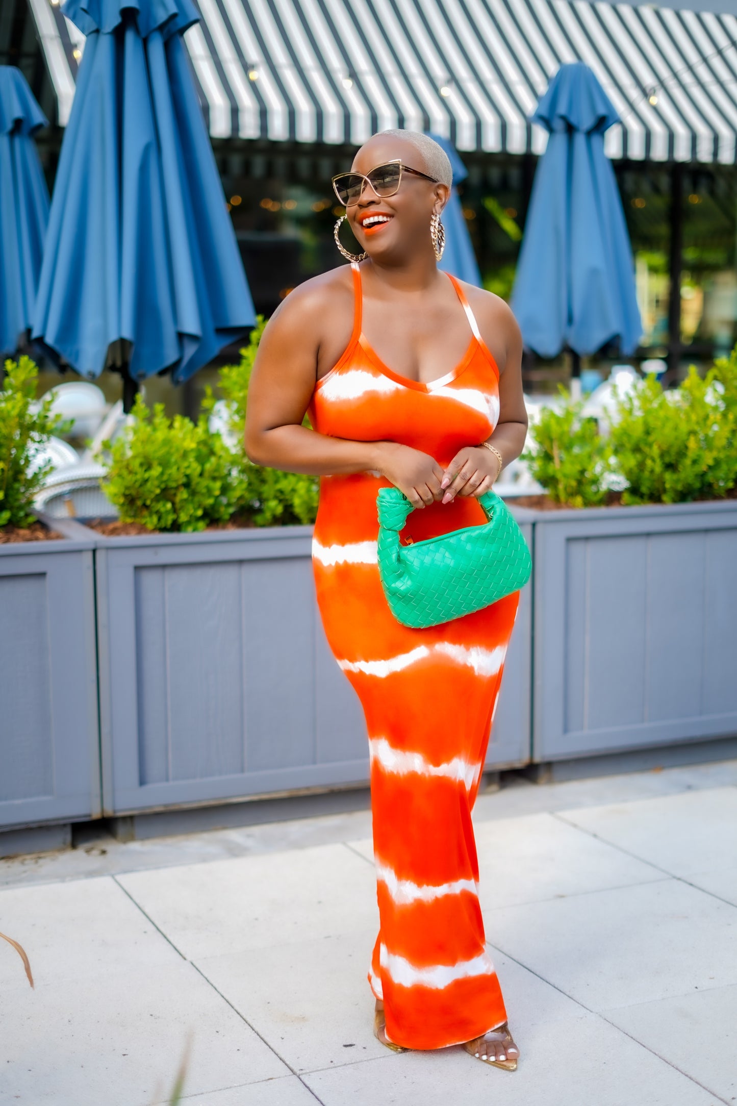 Glowing Beauty Tie Dye Maxi Dress