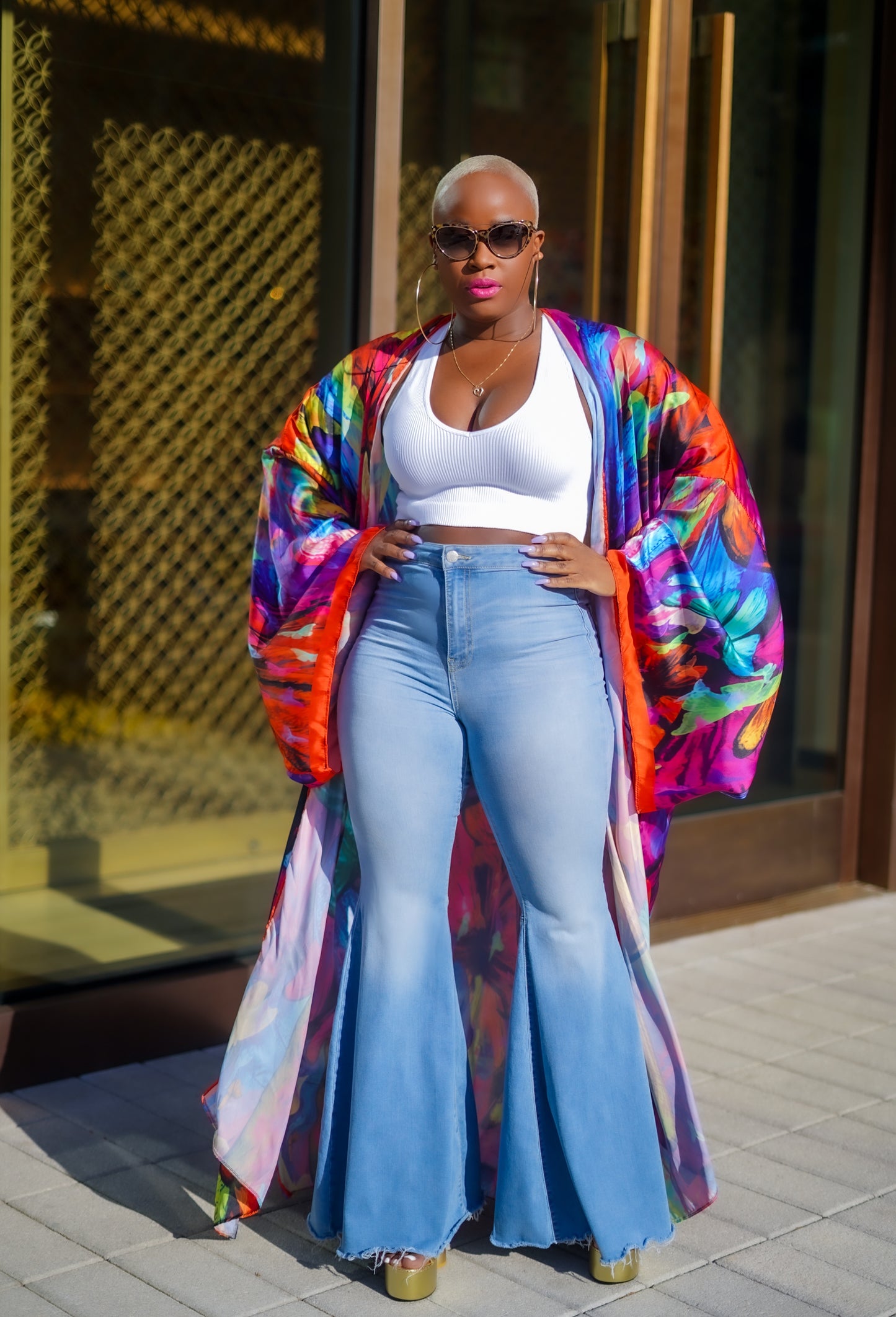 Cheerfully Bright Kimono--Will Ship The Week Of 11/10/25