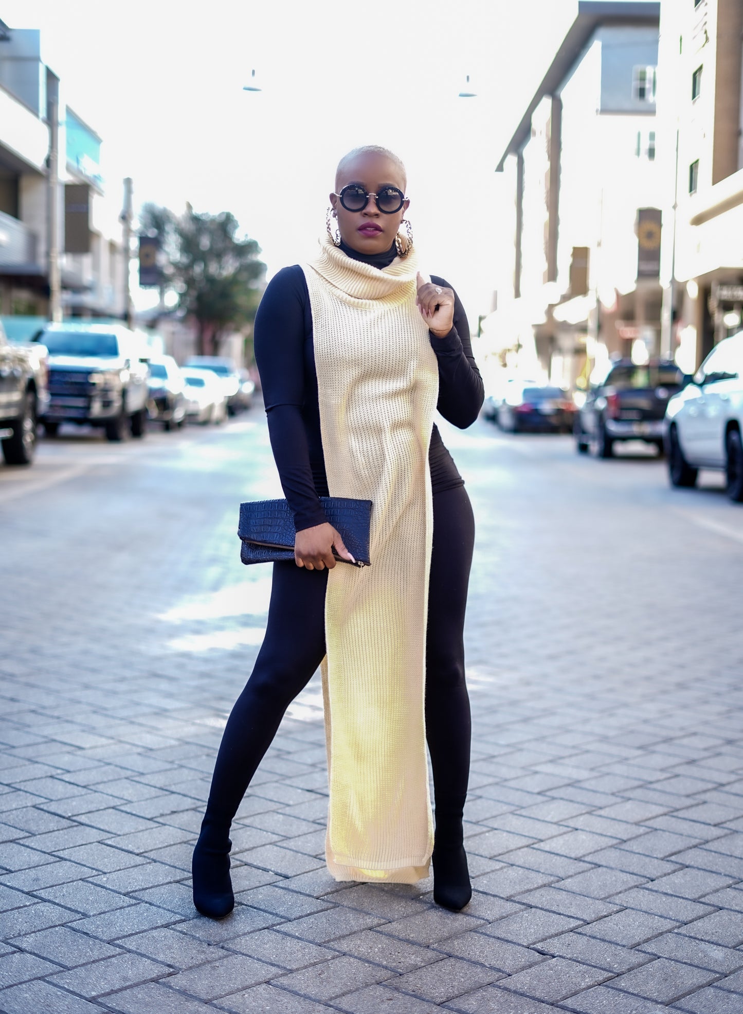 Let's Get Layered Open Sided Sweater--Will Ship The Week Of 11/10/25