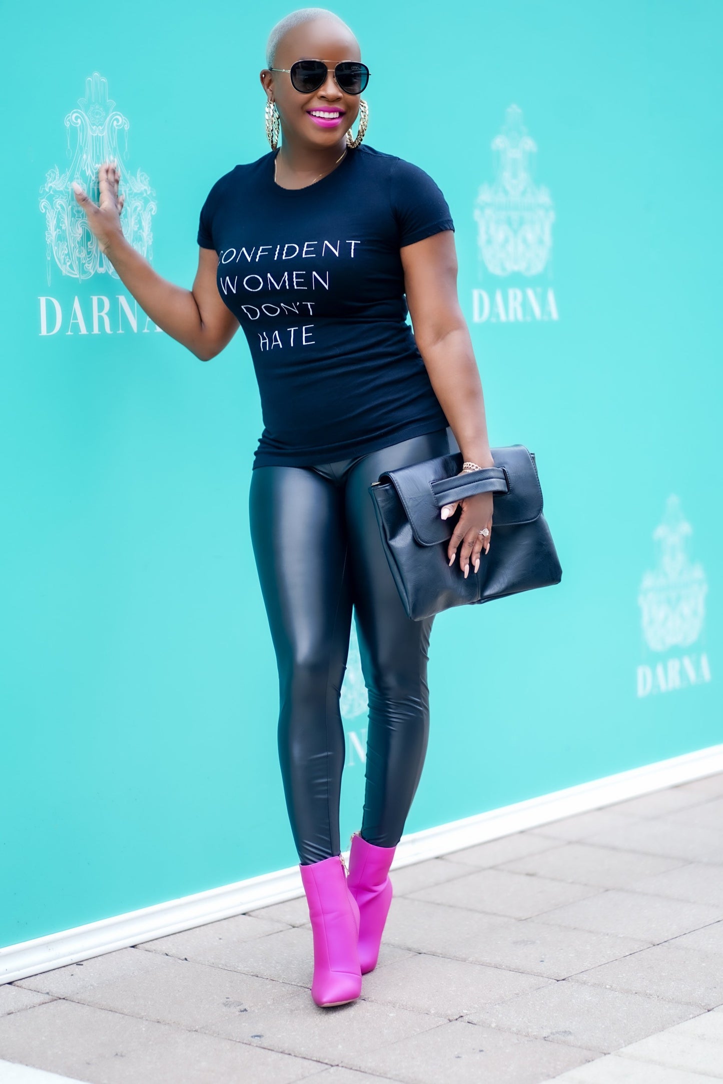 PLUS SIZE--High Waisted Faux Leather Leggings—Will Ship The Week Of 11/10/25